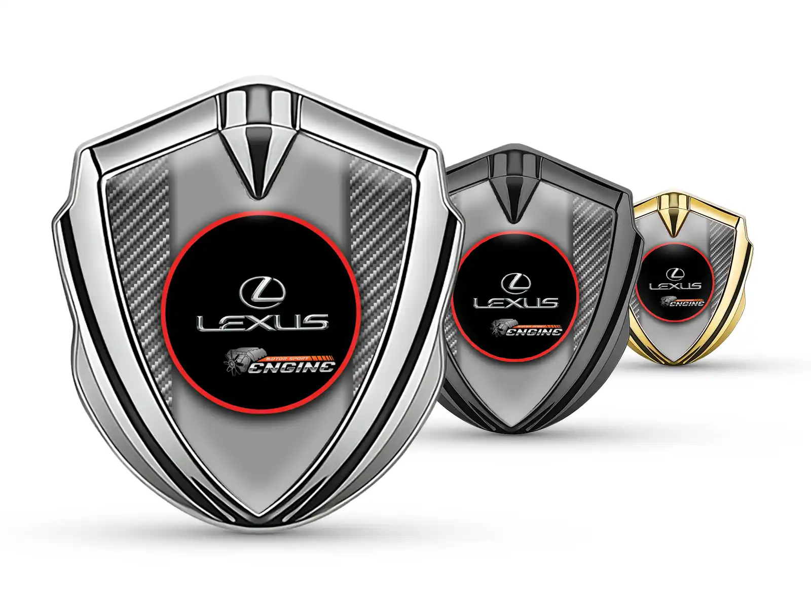 Lexus Abzeichen Selbstklebend Pro Stil Legierung Finish